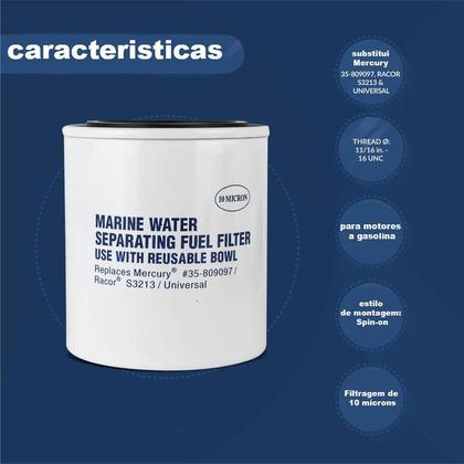 Imagem de Elemento Para Filtro De Combustível Mercury Racor S3213