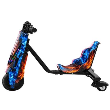 Imagem de Elétrico Triciclo Infantil Mini Drift 350w 36v Bluetooth c/ Led 3 Velocidades ate 80kg