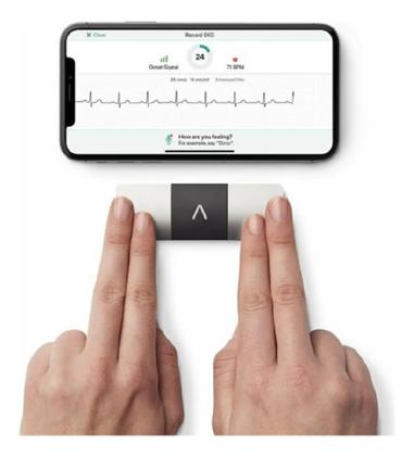 Imagem de Eletrocardiograma Portatil Kardiamobile 6l Alivecor Omron