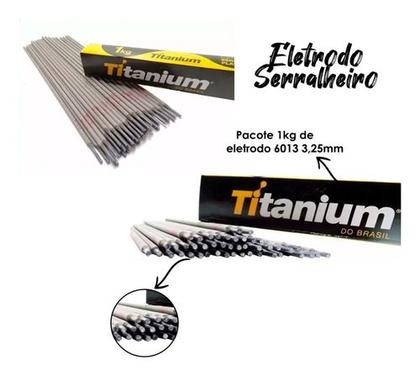 Imagem de Eletrodo Serralheiro 6013 3,25mm 1kg 4871 Titanium Original