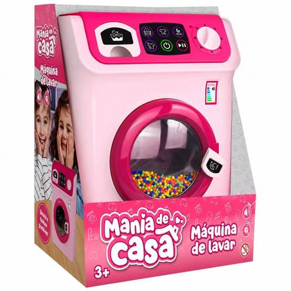 Imagem de Eletrodoméstico Brinquedo Casinha Máquina Lavar Roupas Som