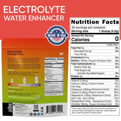 Imagem de Eletrólito em pó, vitamina e morango, pepino, 20 porções