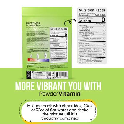 Imagem de Eletrólito em pó, vitamina Keto, limonada, 30 pacotes