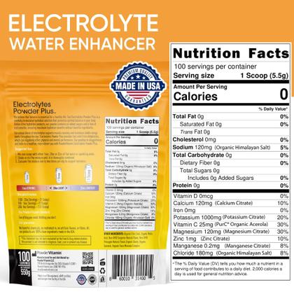 Imagem de Eletrólito em pó, vitamina, tangerina, abacaxi, 530g