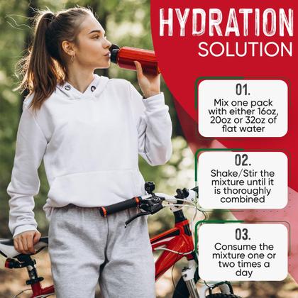 Imagem de Eletrólito em pó, vitaminas, eletrólitos, ceto, hibisco