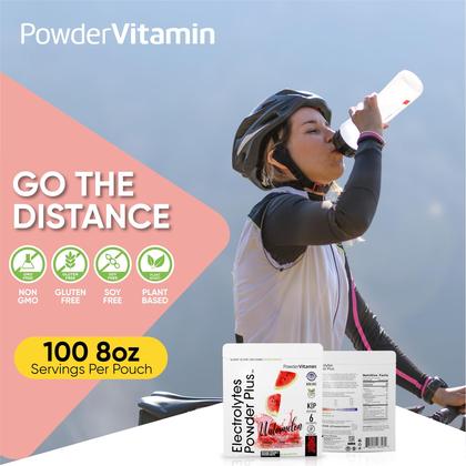 Imagem de Eletrólitos em pó e vitamina em pó (50 porções de melancia)