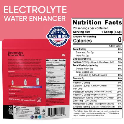 Imagem de Eletrólitos em pó e vitamina framboesa 110 g Keto