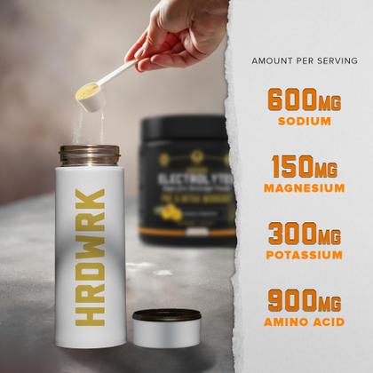 Imagem de Eletrólitos em pó HRDWRK com magnésio, potássio 100 Serv