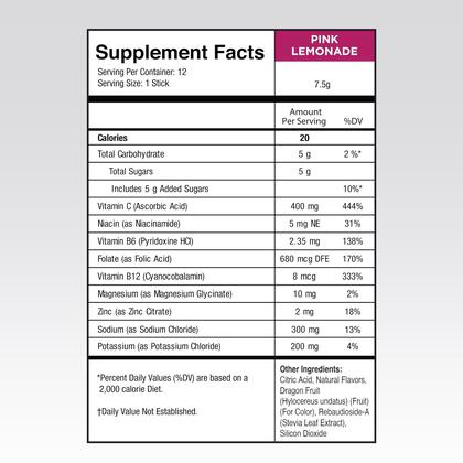 Imagem de Eletrólitos em pó instantâneo IV 3X Eletrólitos com vitamina C