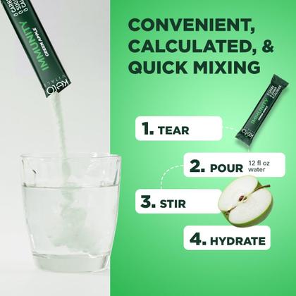 Imagem de Eletrólitos em pó Keto Vitals Immunity com vitamina C 30mL