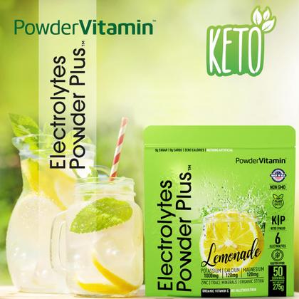 Imagem de Eletrólitos em pó, vitamina Keto, limonada 50 porções