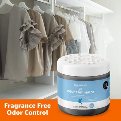 Imagem de Eliminador de odor em gel Amazon Basics Charcoal 480 ml (pacote com 1)