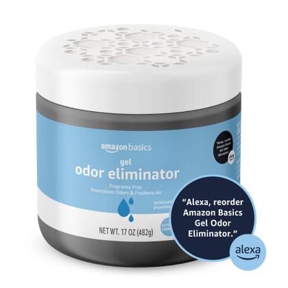 Imagem de Eliminador de odor em gel Amazon Basics Charcoal 480 ml (pacote com 1)