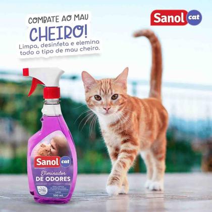 Imagem de Eliminador de Odores Sanol Cat Lavanda 500ml