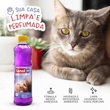 Imagem de Eliminador de Odores Sanol Cat Lavanda 500ml