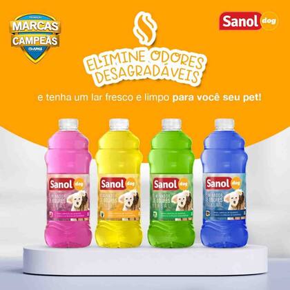 Imagem de Eliminador de Odores Sanol Dog Herbal 2 Litros
