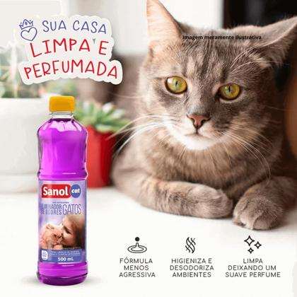 Imagem de Eliminador de odores vet gatos sanol cat 500ml