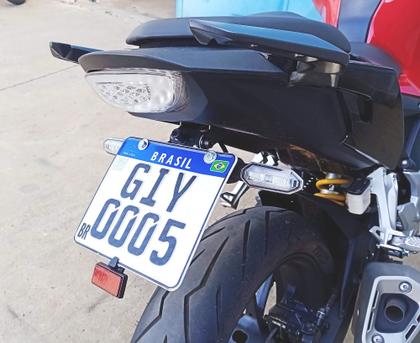 Imagem de Eliminador Rabeta Articulado Honda Cb 300F Nova Twister 2023 para Setas Originais