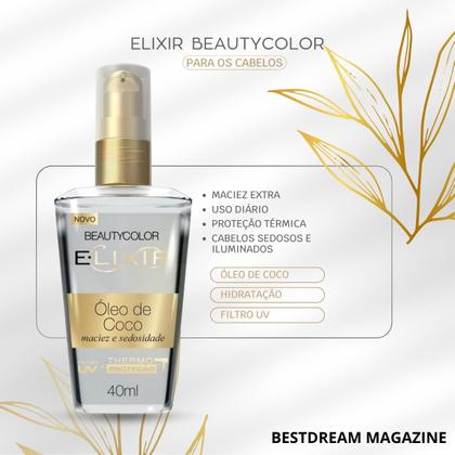 Imagem de Elixir Beauty Color Supreme Óleo Nutritivo Capilar Protetor Termico Linha Completa - Escolha O Seu