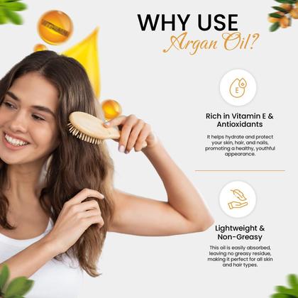 Imagem de Elixir de óleo de argão SANOOR Moroccan Mirage 60 ml com manteiga de cabelo