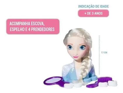 Imagem de Elsa Boneca Infantil Frozen Styling Heads