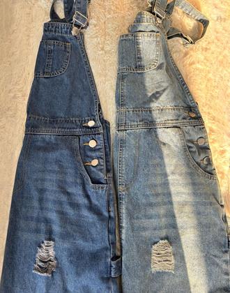 Imagem de Em geral, roupas femininas, jeans envelhecidos, azul, GG