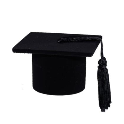 Imagem de Embalagem Caixinha Para Anel De Formatura Capelo De Veludo