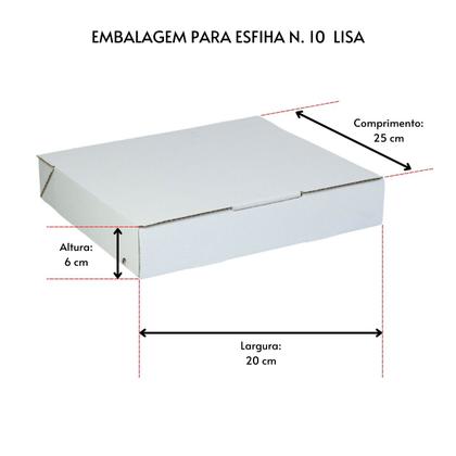 Imagem de Embalagem P/ Esfiha Salgado Doce N 10 Timbrada/lisa 50 Un.