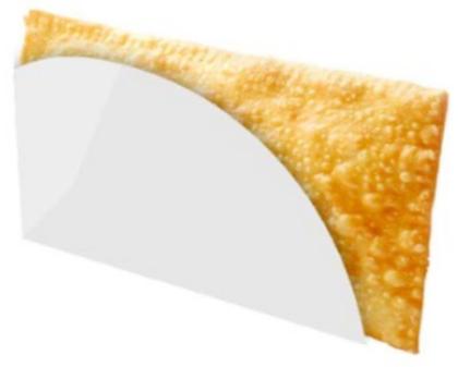 Imagem de Embalagem Pastel Balcão Em Branco 100 unidades