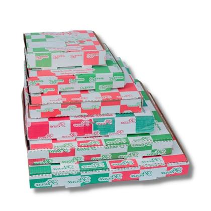 Imagem de Embalagem Quadrada Para Pizza N50 10 Un 50x50x4 Cm Caixa Delivery Pizzaria Gourmet