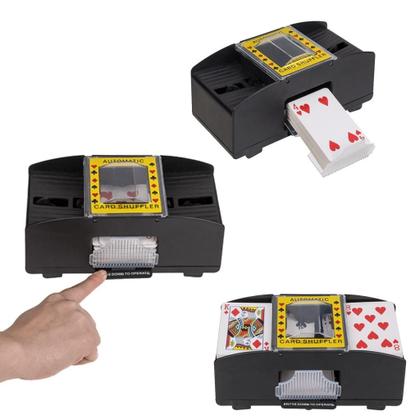 Imagem de Embaralhador Automático De Cartas P/ 2 Baralhos Truco Poker