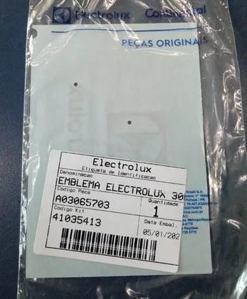 Imagem de Emblema Adesivo Logo Electrolux Para Geladeira DC51X