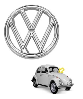 Imagem de Emblema Capô Para Fusca 1300 1500 1600 Cromado com Pino