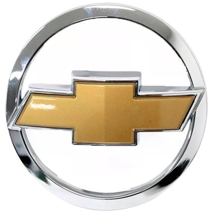 Imagem de Emblema da Grade do Radiador Celta Prisma 2007 2008 2009 2010 Dourado - Marcon