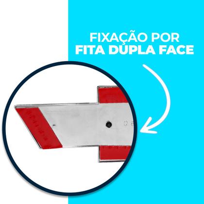 Imagem de Emblema De Porta-Malas GM Onix Prisma 2013/2019 Celta 2012/2015 Preto Black Piano