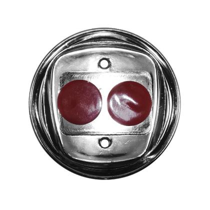 Imagem de Emblema Diant Grade Uno Palio Elx 2004 A 2016 85mm Vermelho