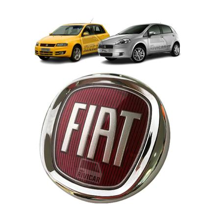 Imagem de Emblema Fiat Grade Logo Idea Palio Weekend Punto Uno 95mm