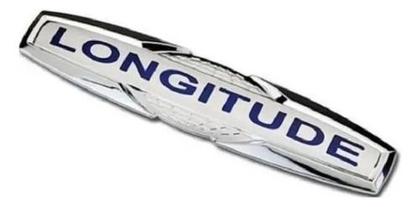 Imagem de Emblema Letreiro Longitude Azul Jeep Renegade Compass Mala