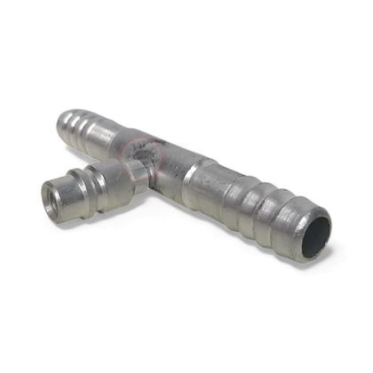 Imagem de Emenda 10mm Alumínio c/ Válvula de Serviço R134a s/ Clip 673