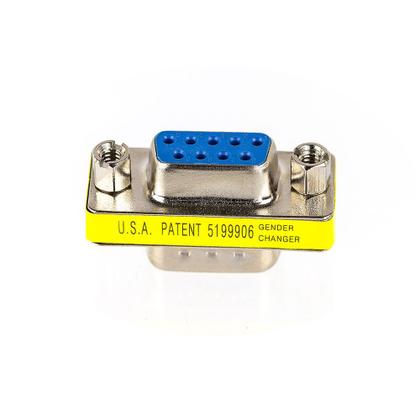 Imagem de Emenda Adaptadora DB9 Macho para DB9 Fêmea
