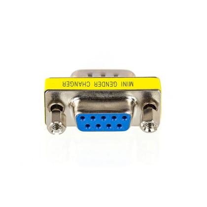 Imagem de Emenda Adaptadora DB9 Macho para DB9 Fêmea