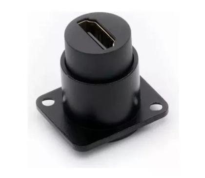 Imagem de Emenda f hdmi metal painel  conexão estável e segura - 4 pçs