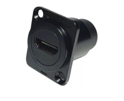 Imagem de Emenda f hdmi metal painel  conexão estável e segura - 4 pçs