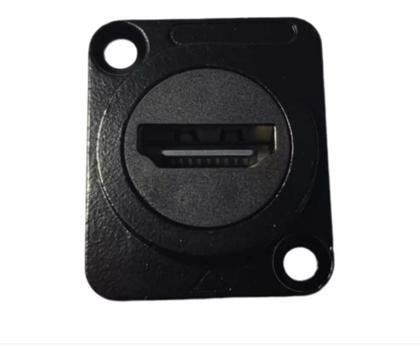 Imagem de Emenda f hdmi metal painel  conexão estável e segura - 4 pçs