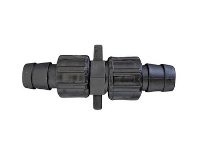 Imagem de Emenda União Para Mangueira De Gotejamento 16mm Com Porca Trava 50 Unidades