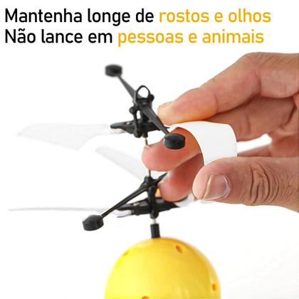 Imagem de Emoji Drone Brinquedo Mini Voador Com Sensor Mão - Art Brink