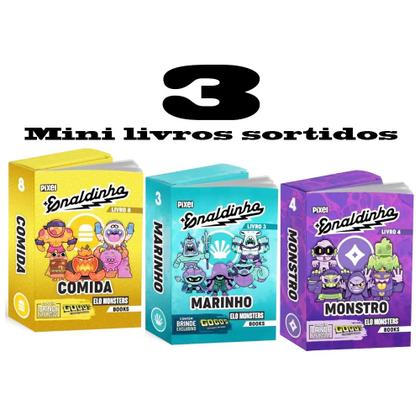 Imagem de Enaldinho Coleção Elo Monsters Starter Pack Com Álbum Ilustrado Oficial + 3 Livros Sortidos + 3 Gogo's Elo Monsters Sortidos