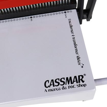 Imagem de Encadernadora P/ Espiral Manual A4 Espiramatic Cassmar 10fls
