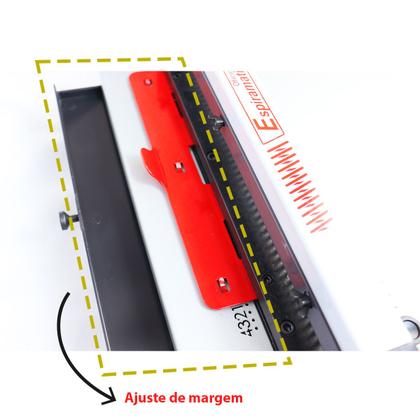 Imagem de Encadernadora para espiral manual Ofício Espiramatic 15fls