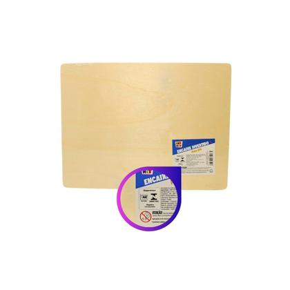 Imagem de Encaixe Divertido com Pinos MDF Oceano Toymix com Quebra Cabeca Brinquedo Educativo Pedagogico